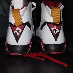 Air Jordan retro 7 size 9 usa,, white/black cardinal red Air Jordan 7 Retro Cardinal White Black Red Shoes CU9307-106  main image 4